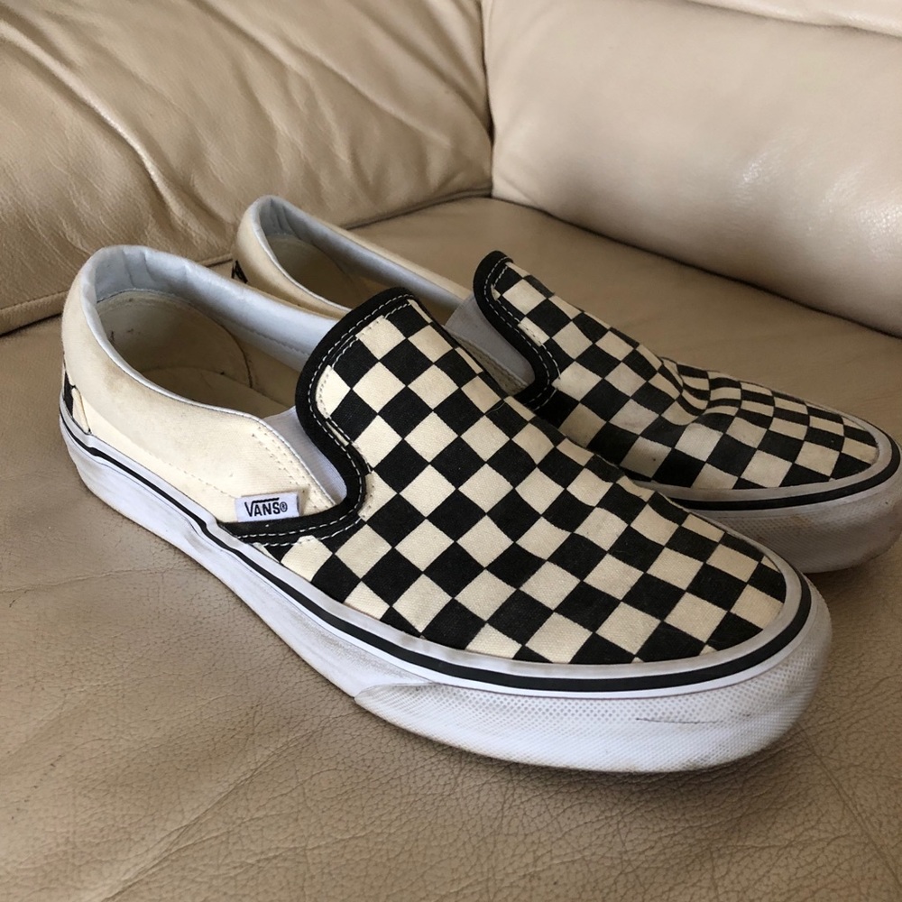 CHECKERED SLIP ON VANS